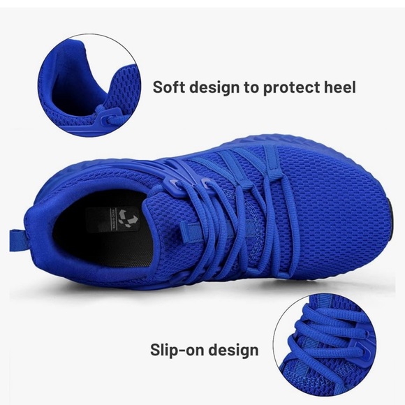 bboos Womens Slip On Sneakers Lightweight Casual Sneakers for Gym Travel Work - Picture 10 of 11